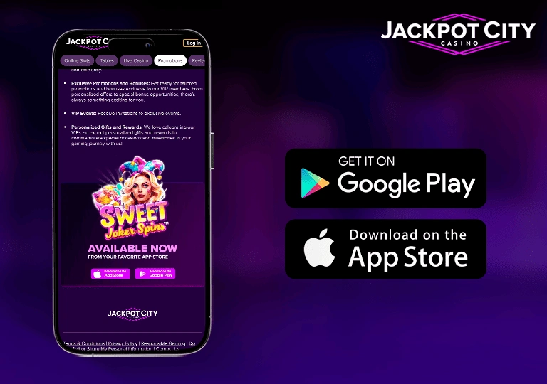 jackpot city app